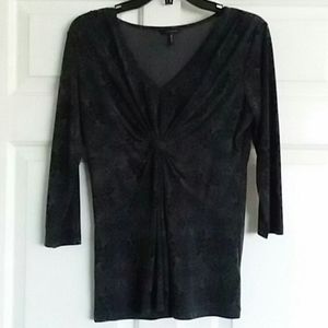 Daisy fuentes  Small black/grey top